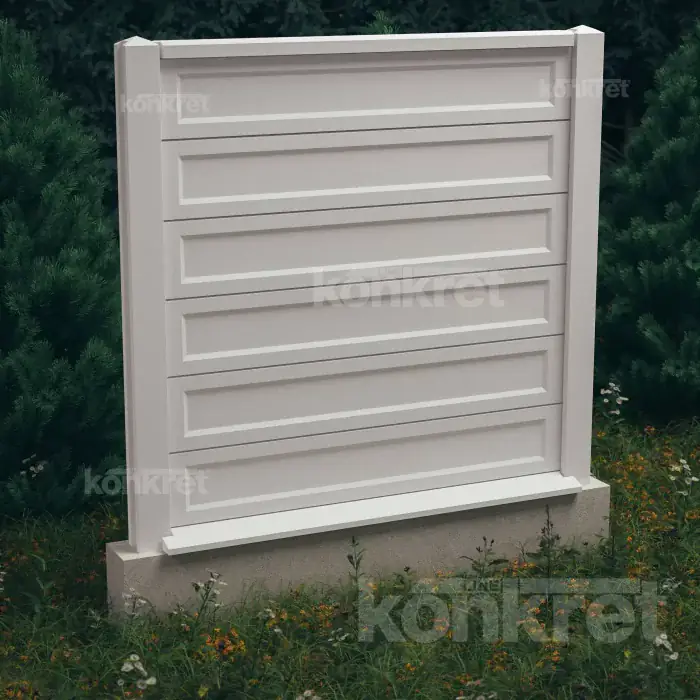 Betonkerítés Smooth-Rebated (KS900)