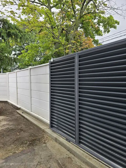 Ügyfélfotó, 14. sz.: Konkret Line kerítés (Google-értékelés)